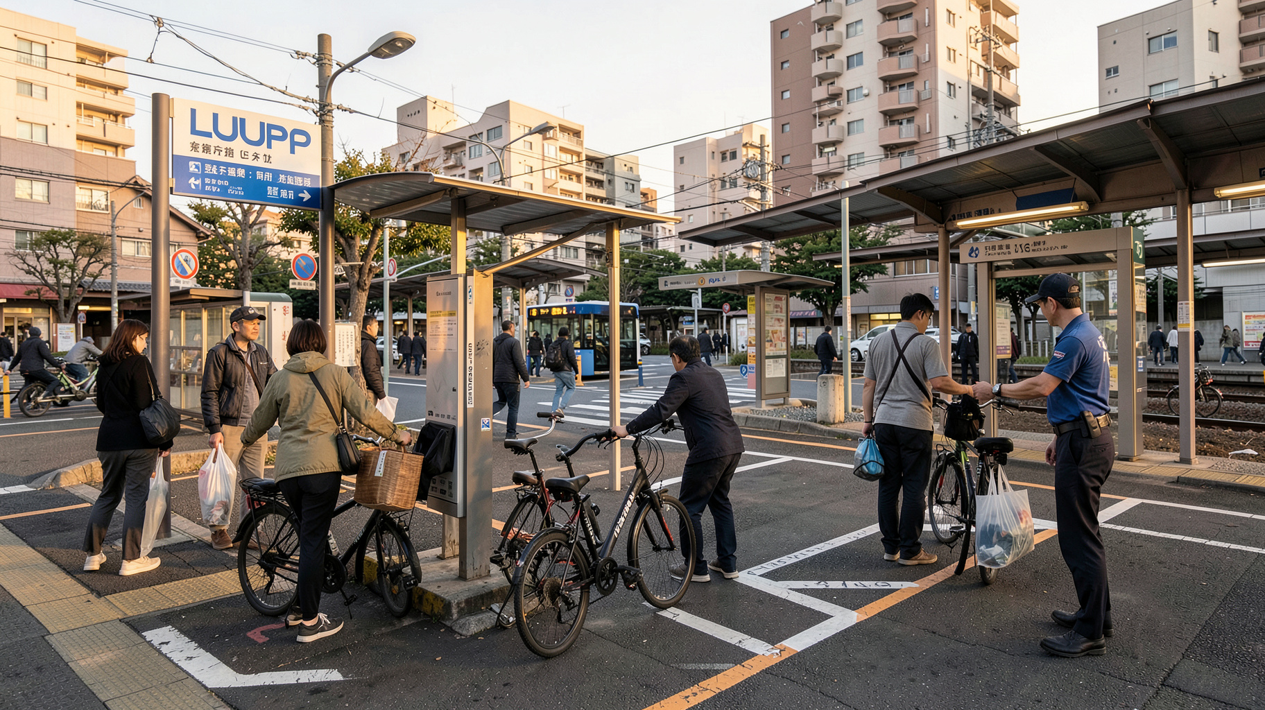 さいたま市でLUUP実証開始、電動シートボードと自転車が変える地域交通