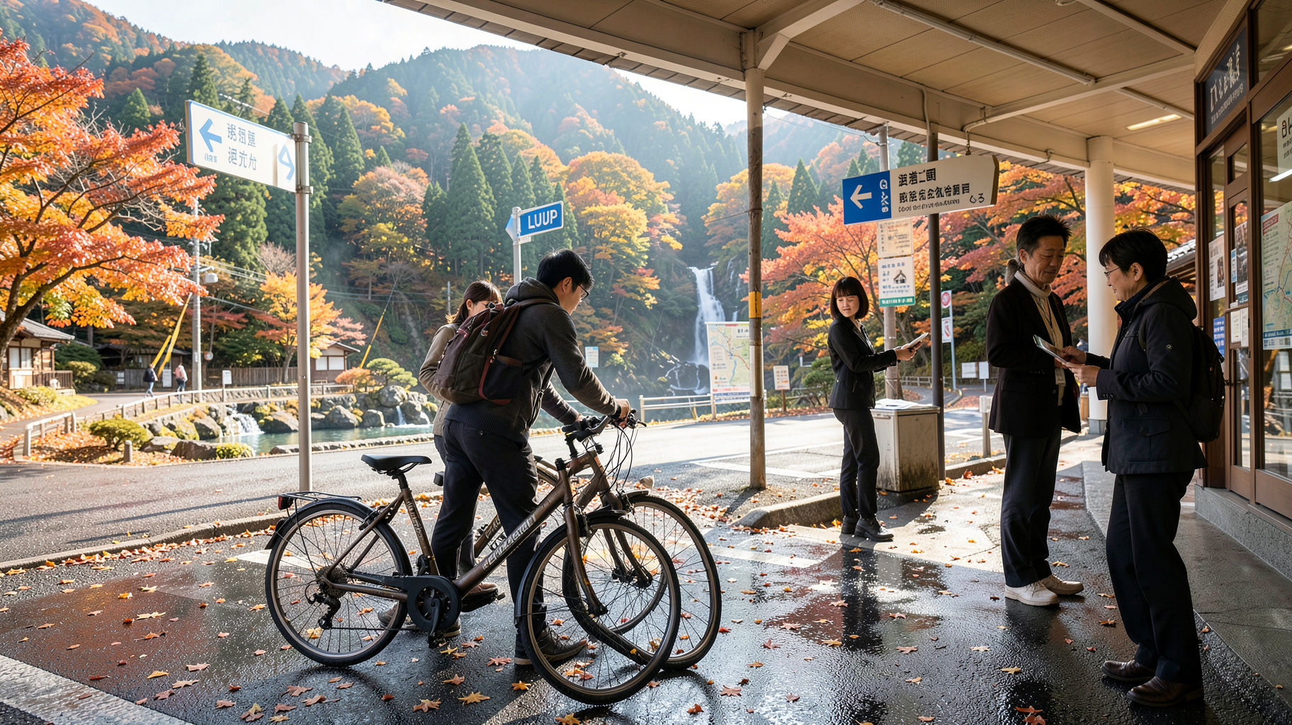 下呂市・飛騨小坂にLUUP登場、観光の移動不足を補う実証の意味